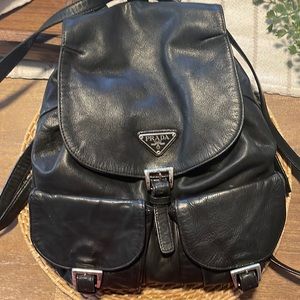 Vintage Prada Soft Calf Leather Backpack